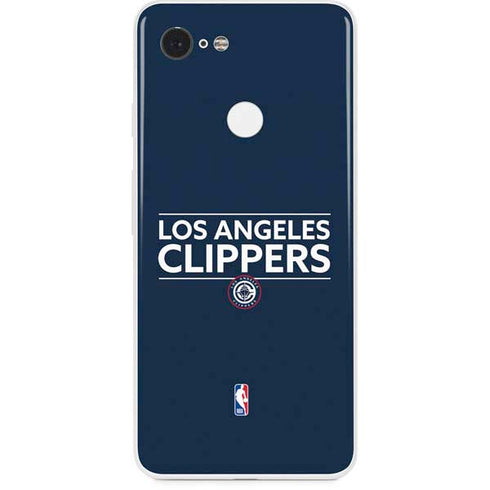 NBA Los Angeles Clippers Standard Blue Google Pixel 3 Skin